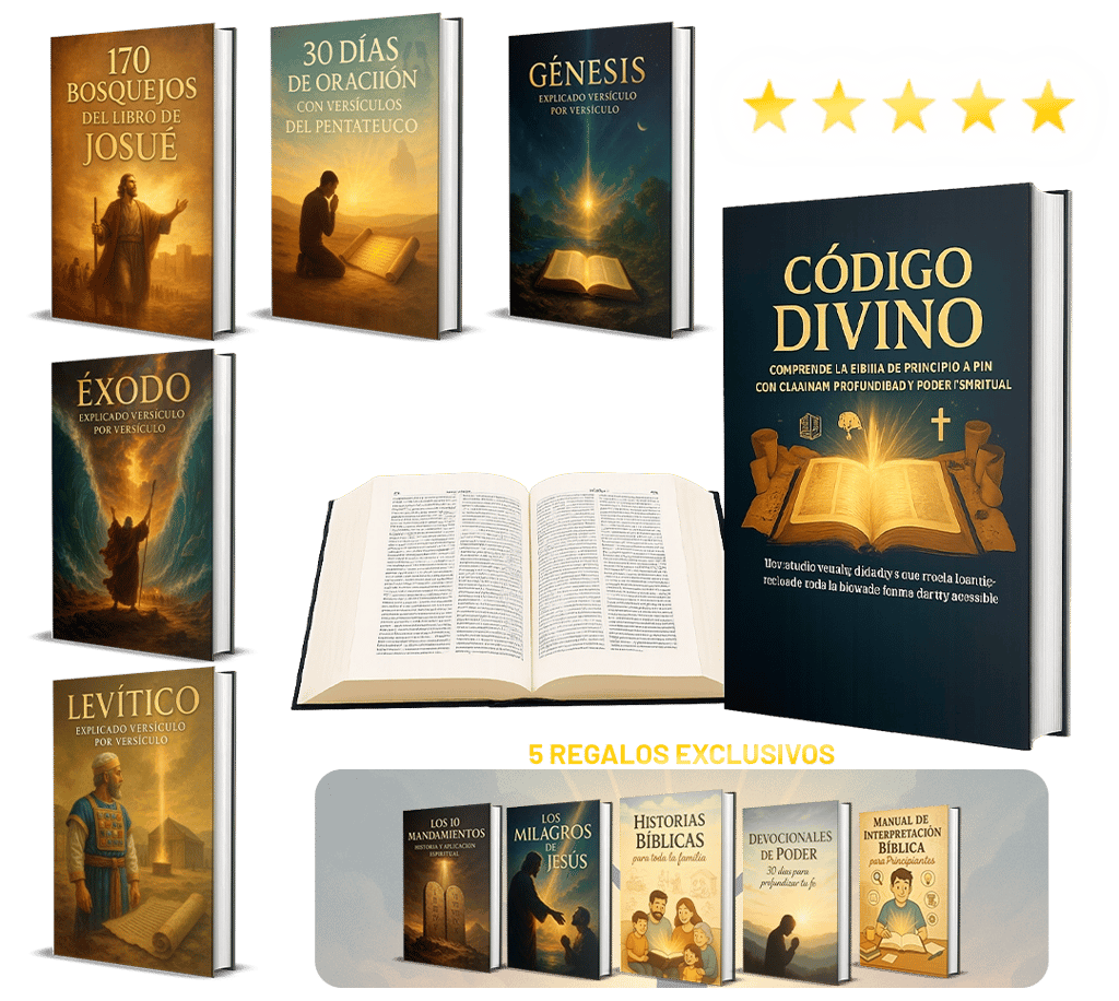 Mockup del ebook Código Divino y tablet mostrando el contenido